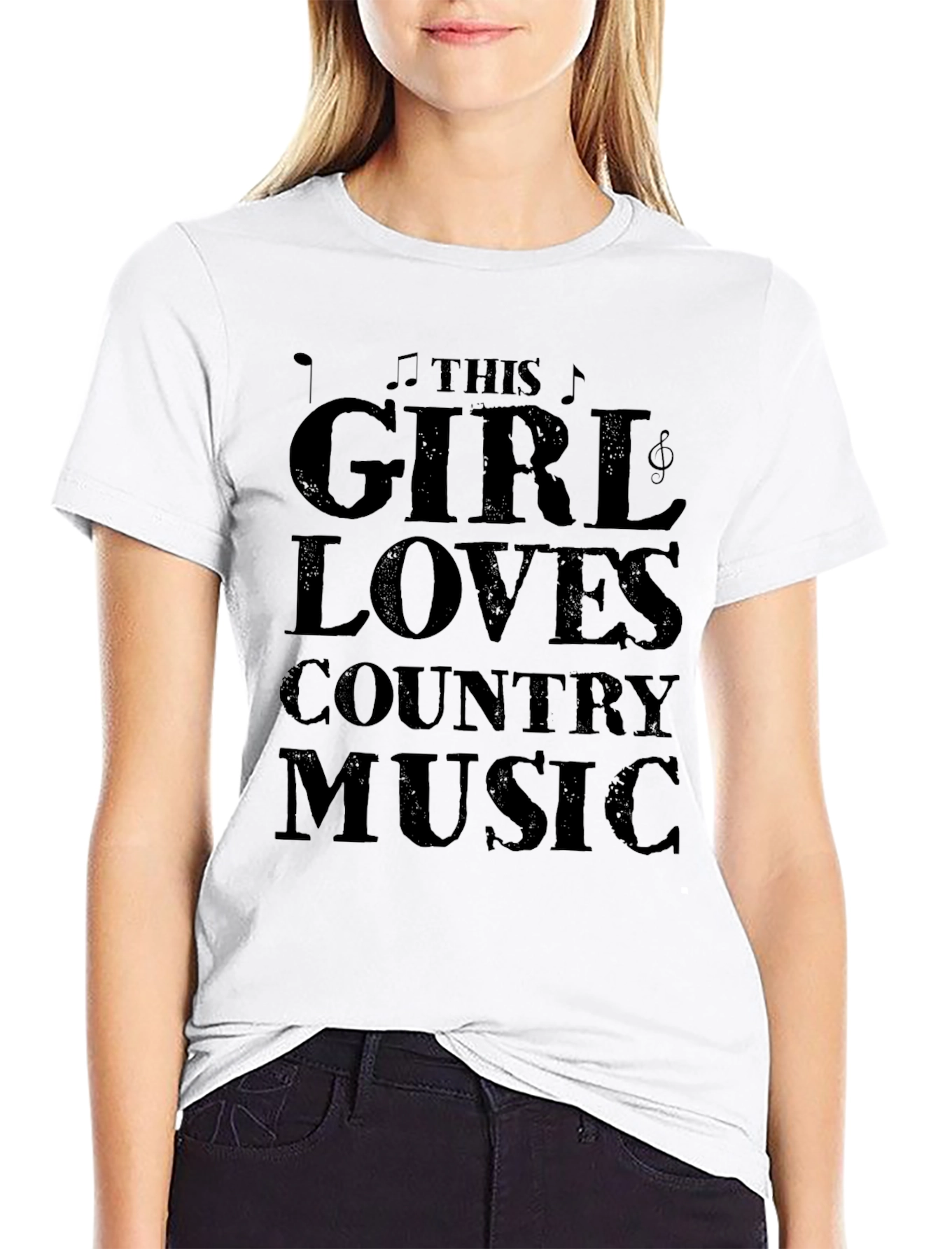 This Girl Loves Country Music T-Shirt