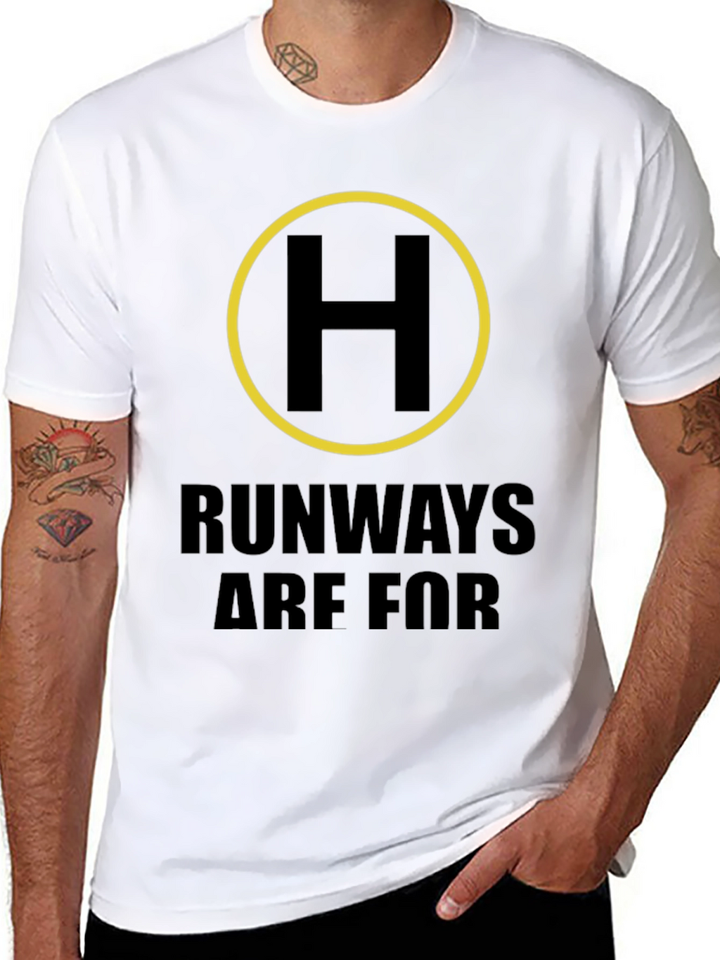 Helicopter Pilot Shirt - Runways Are For Cars