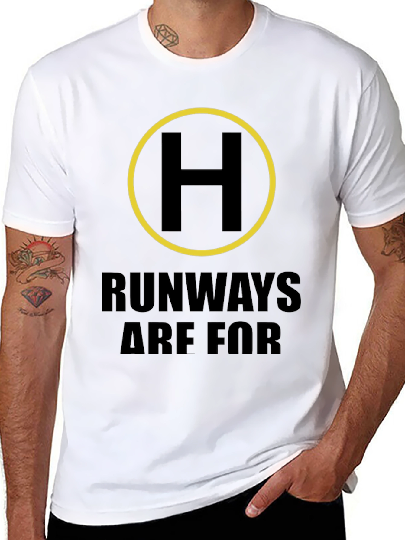 Helicopter Pilot Shirt - Runways Are For Cars