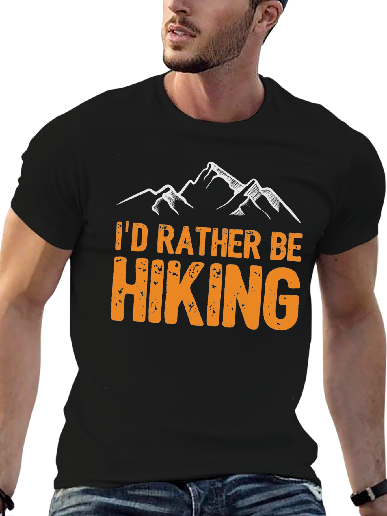 Hiking Graphic T-Shirt - Id Rather Be Hiking!