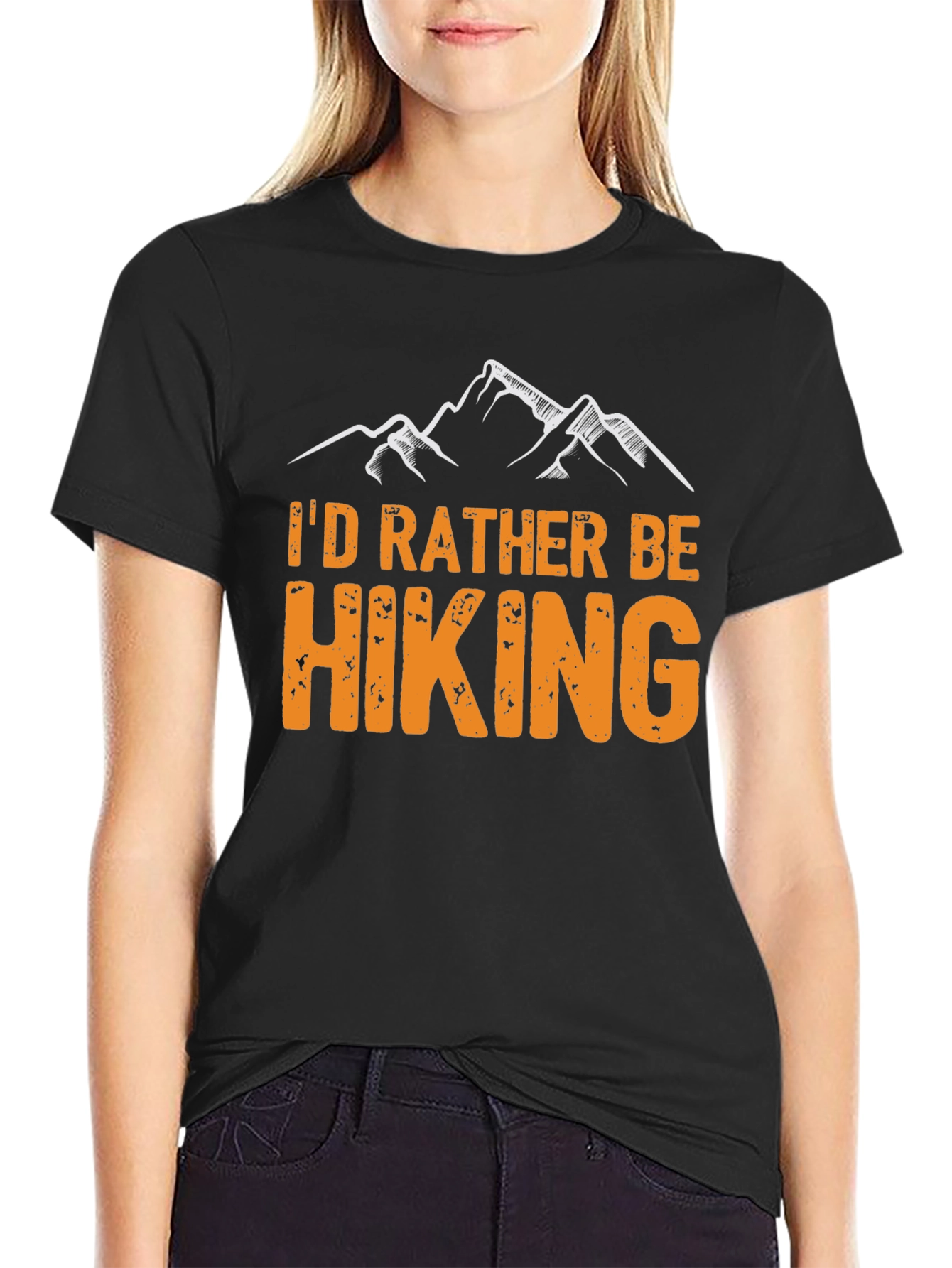 Hiking Graphic T-Shirt - Id Rather Be Hiking!