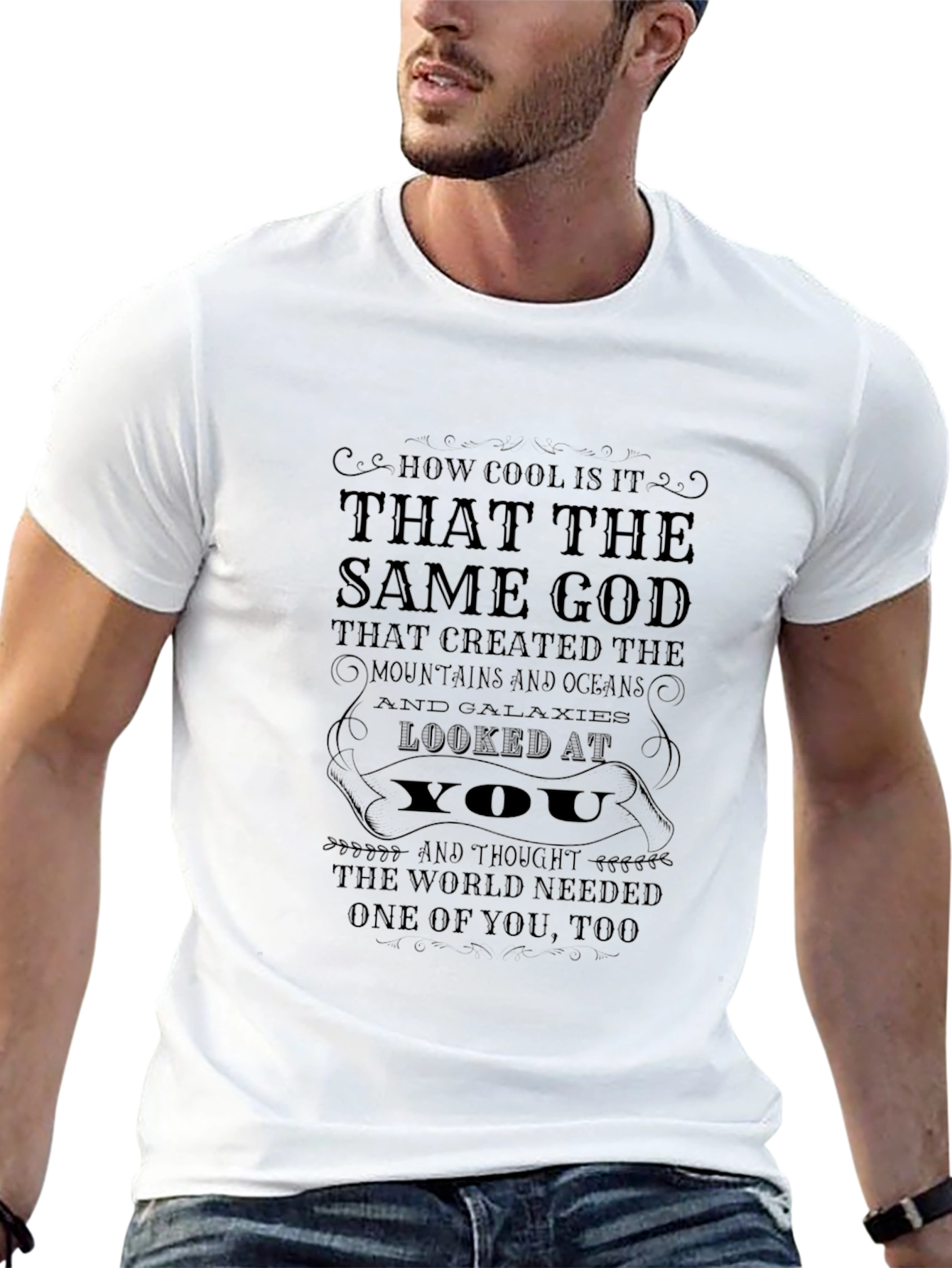 Cool God Creation Graphic T-Shirt