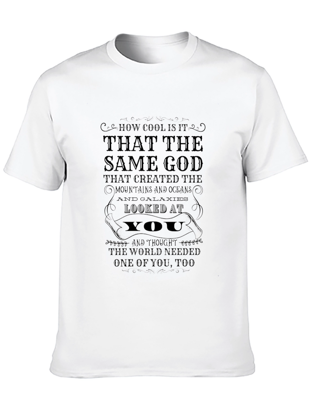 Cool God Creation Graphic T-Shirt