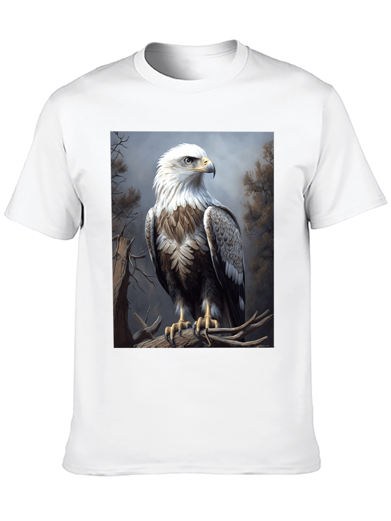 Eagle Graphic Tee - Majestic Bird Print