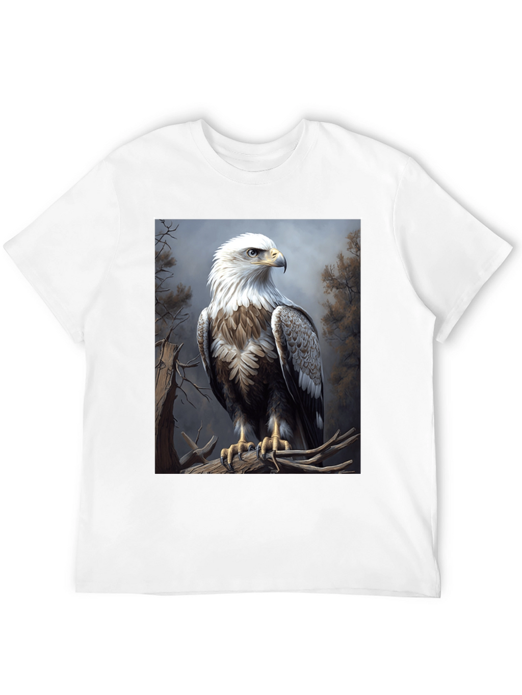 Eagle Graphic Tee - Majestic Bird Print