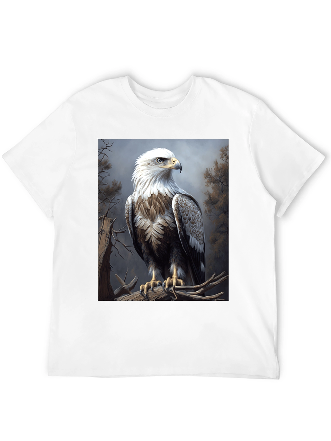 Eagle Graphic Tee - Majestic Bird Print