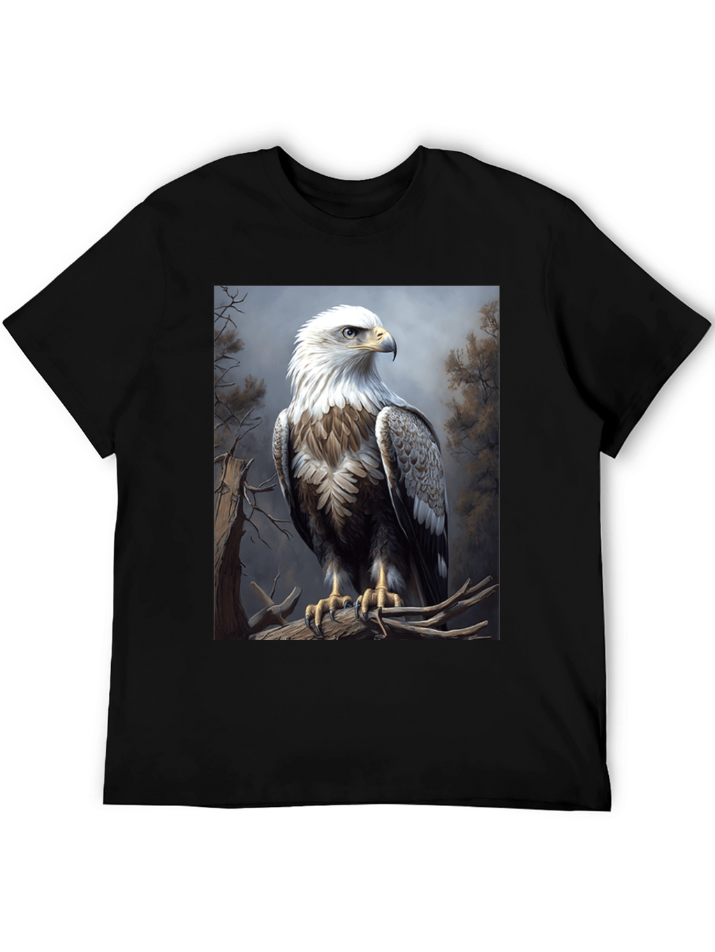 Eagle Graphic Tee - Majestic Bird Print