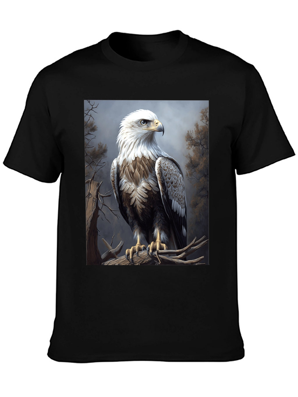 Eagle Graphic Tee - Majestic Bird Print