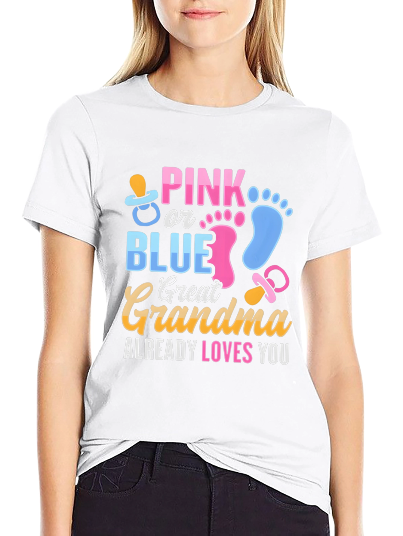 Pink or Blue Great Grandma T-Shirt