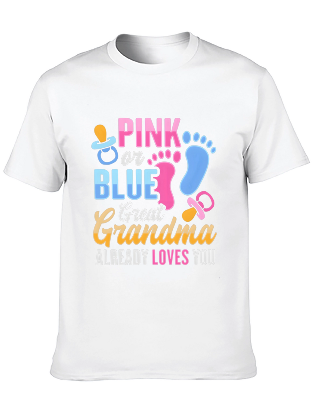 Pink or Blue Great Grandma T-Shirt