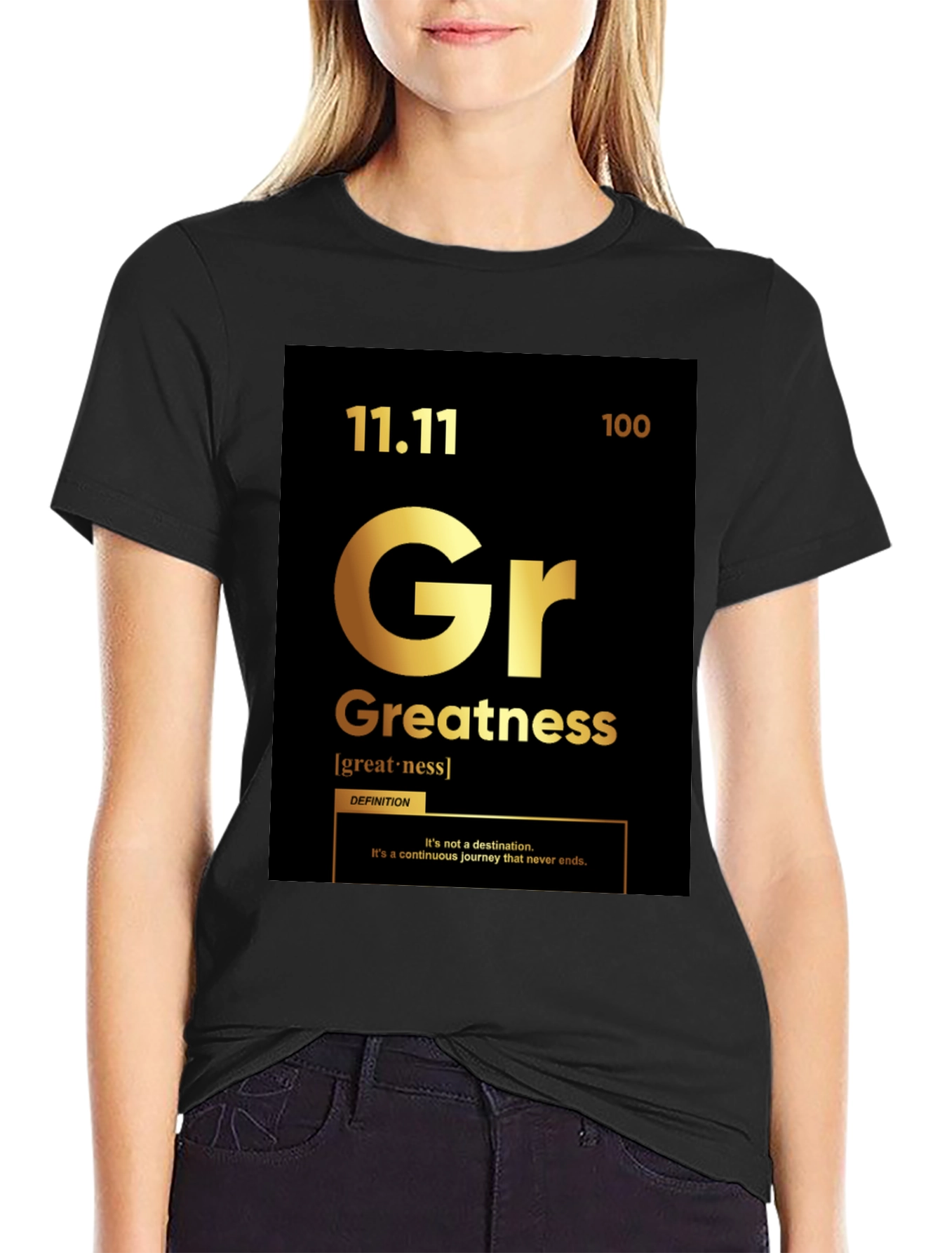 Greatness T-Shirt: Periodic Table Style Graphic Tee