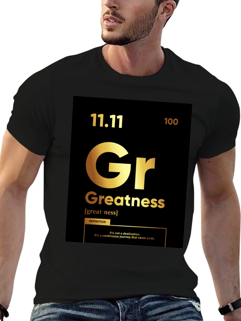 Greatness T-Shirt: Periodic Table Style Graphic Tee