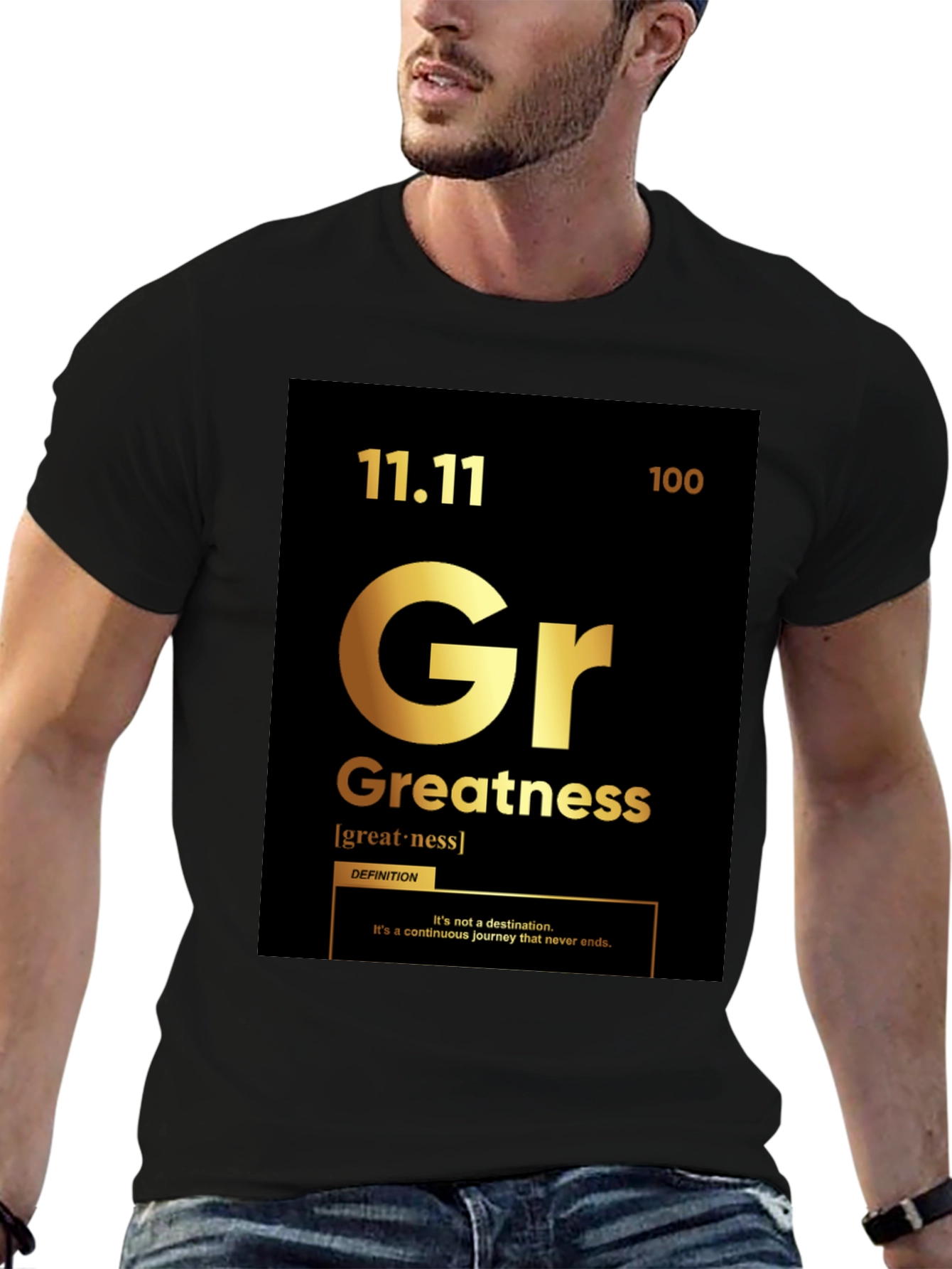 Greatness T-Shirt: Periodic Table Style Graphic Tee