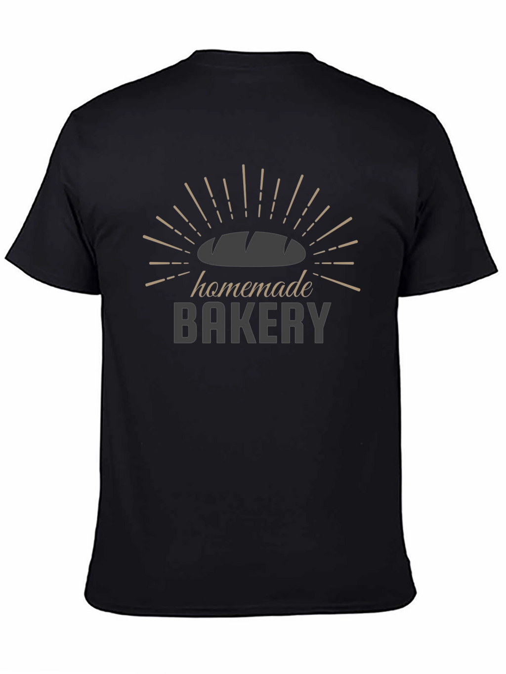 Homemade Bakery Graphic Tee - Unisex Black T-Shirt