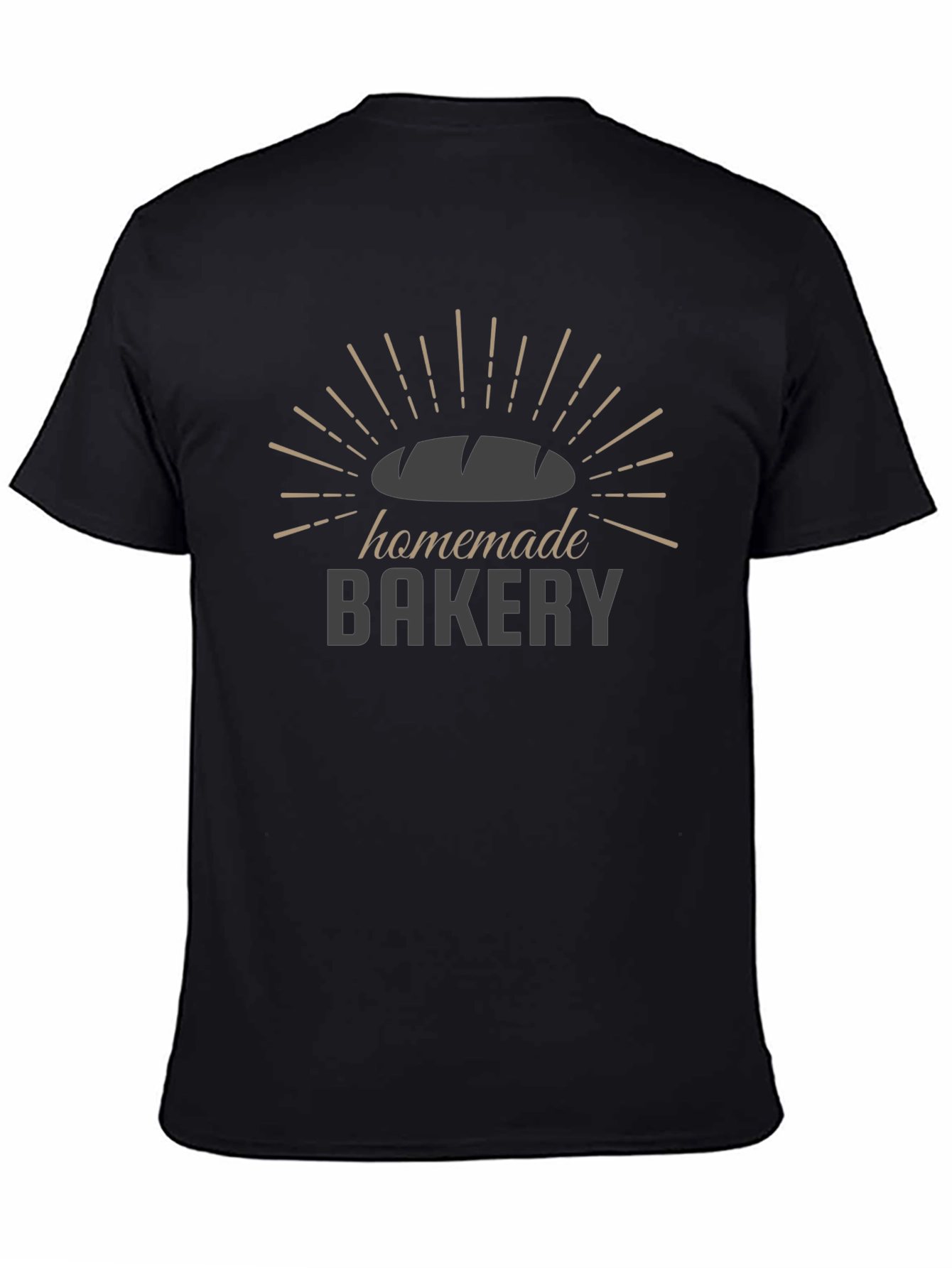 Homemade Bakery Graphic Tee - Unisex Black T-Shirt