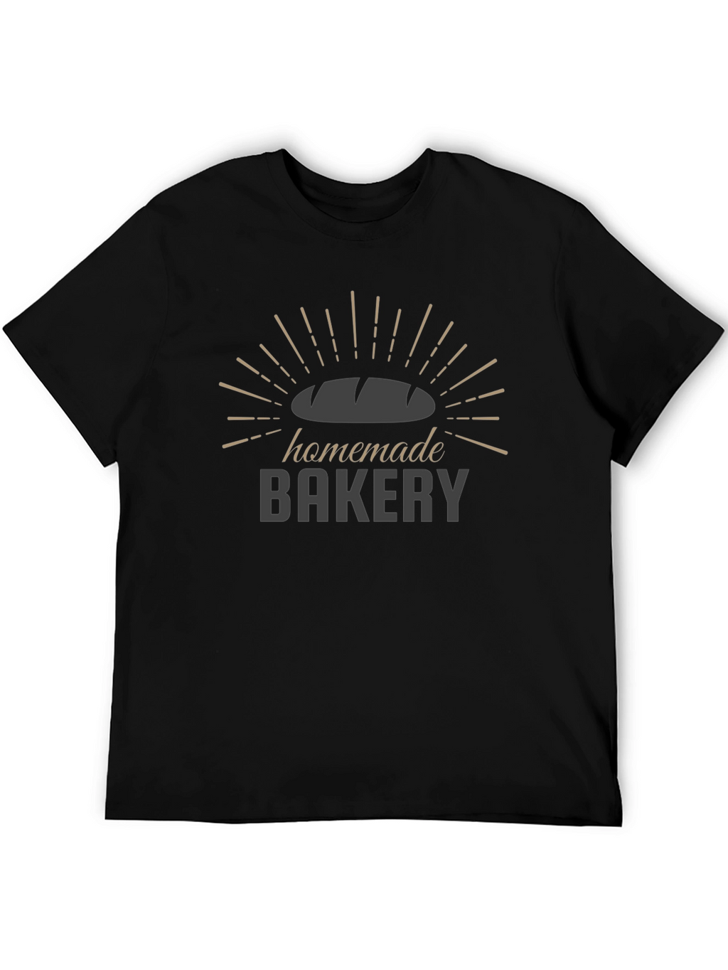 Homemade Bakery Graphic Tee - Unisex Black T-Shirt