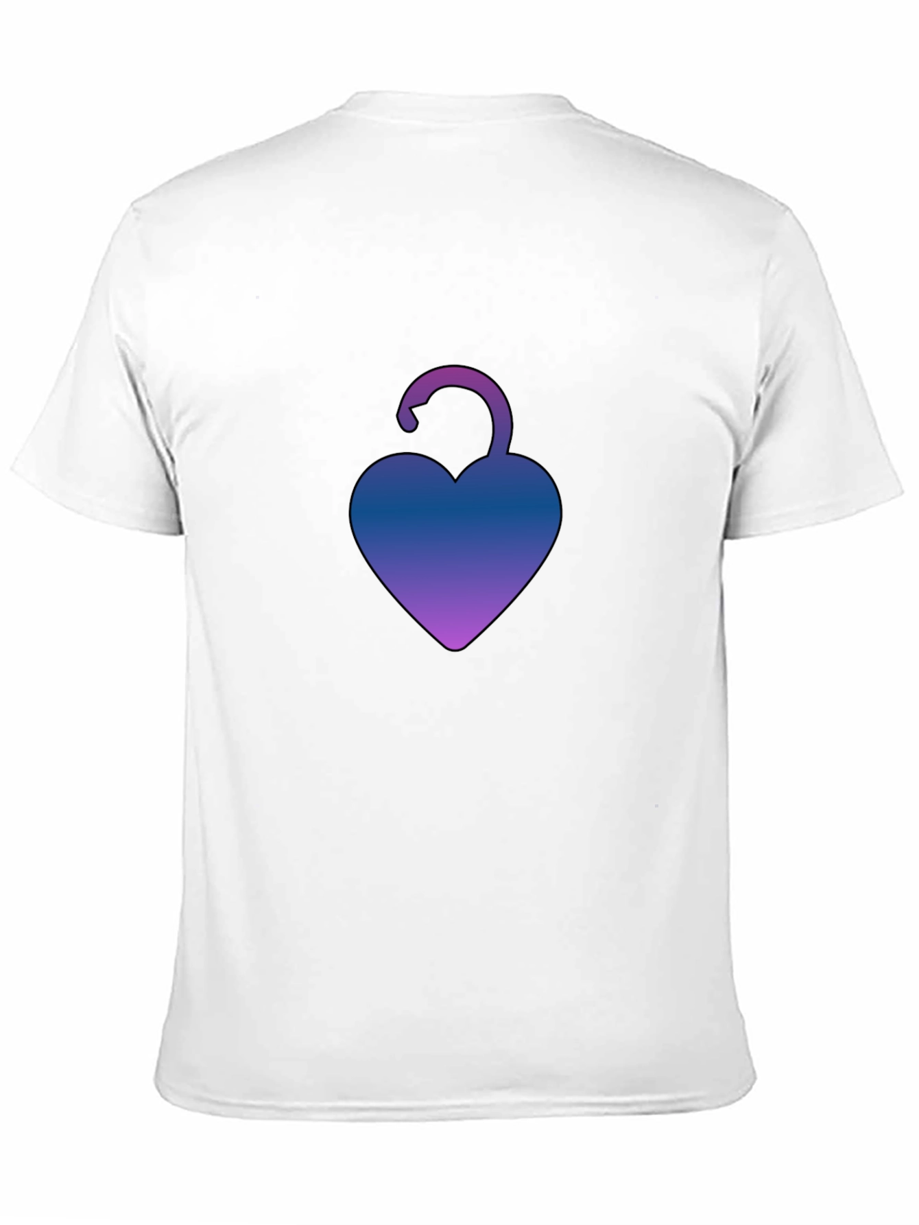 Heart Lock T-Shirt - Unique Gradient Design