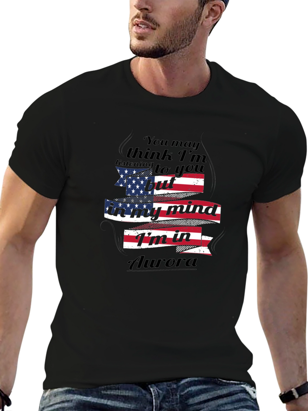 Aurora Mind T-Shirt - Patriotic Design