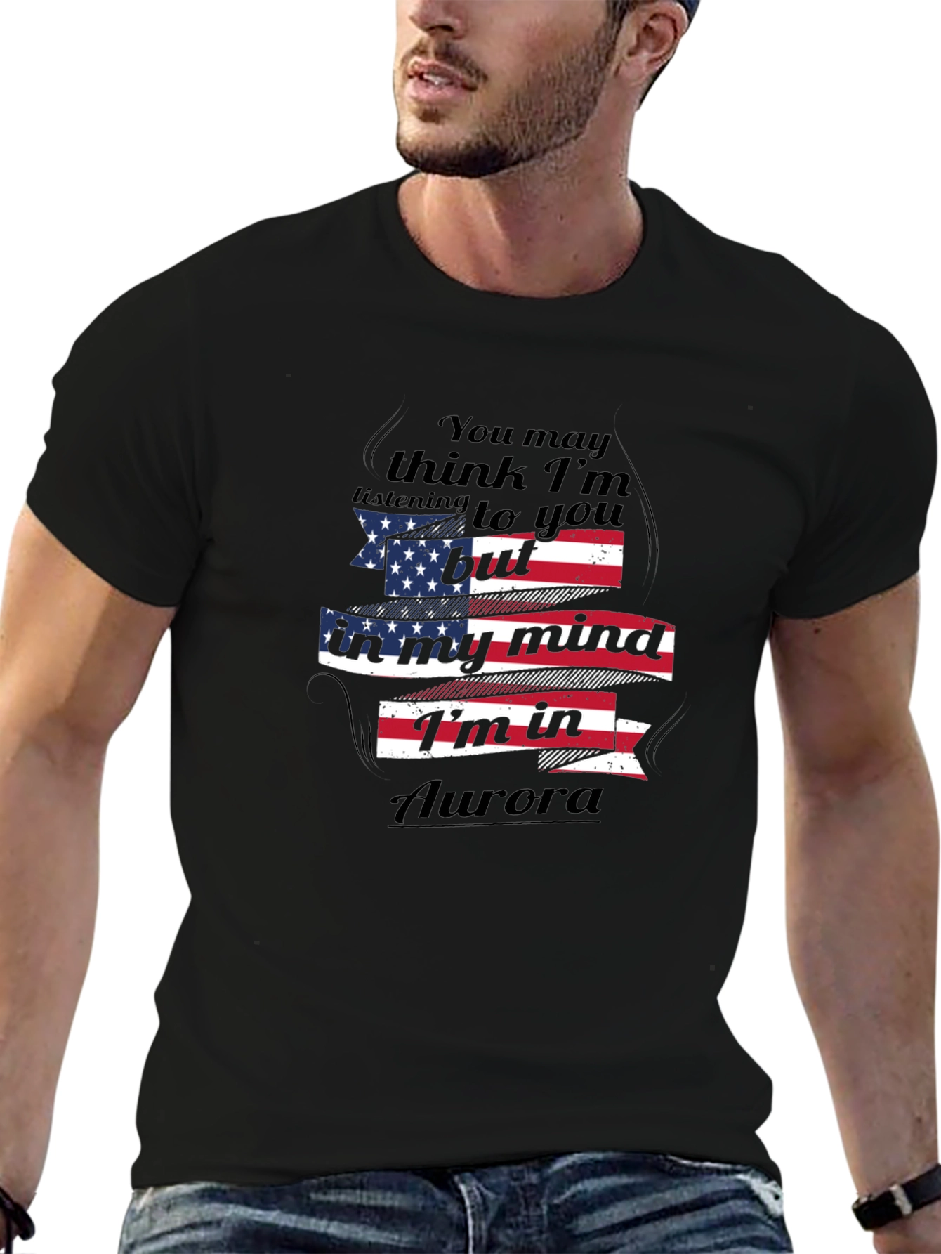 Aurora Mind T-Shirt - Patriotic Design