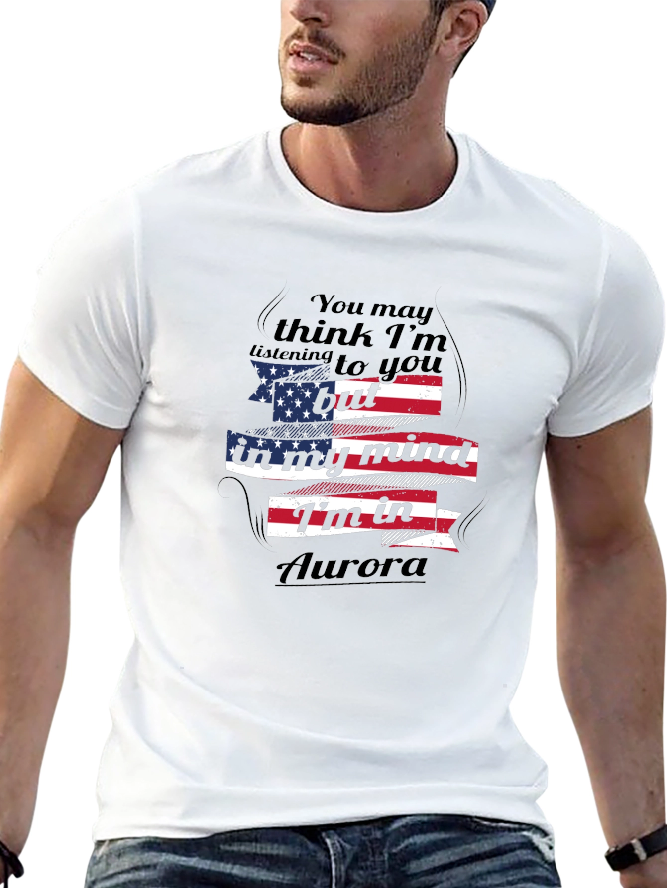 Aurora Mind T-Shirt - Patriotic Design