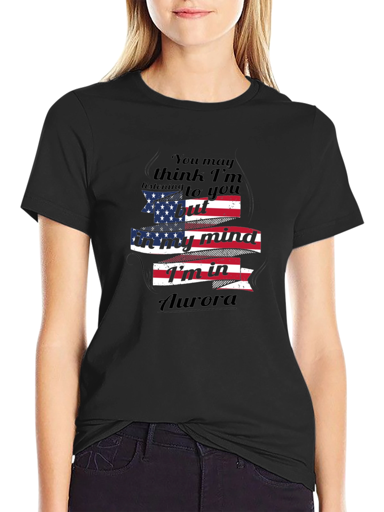 Aurora Mind T-Shirt - Patriotic Design