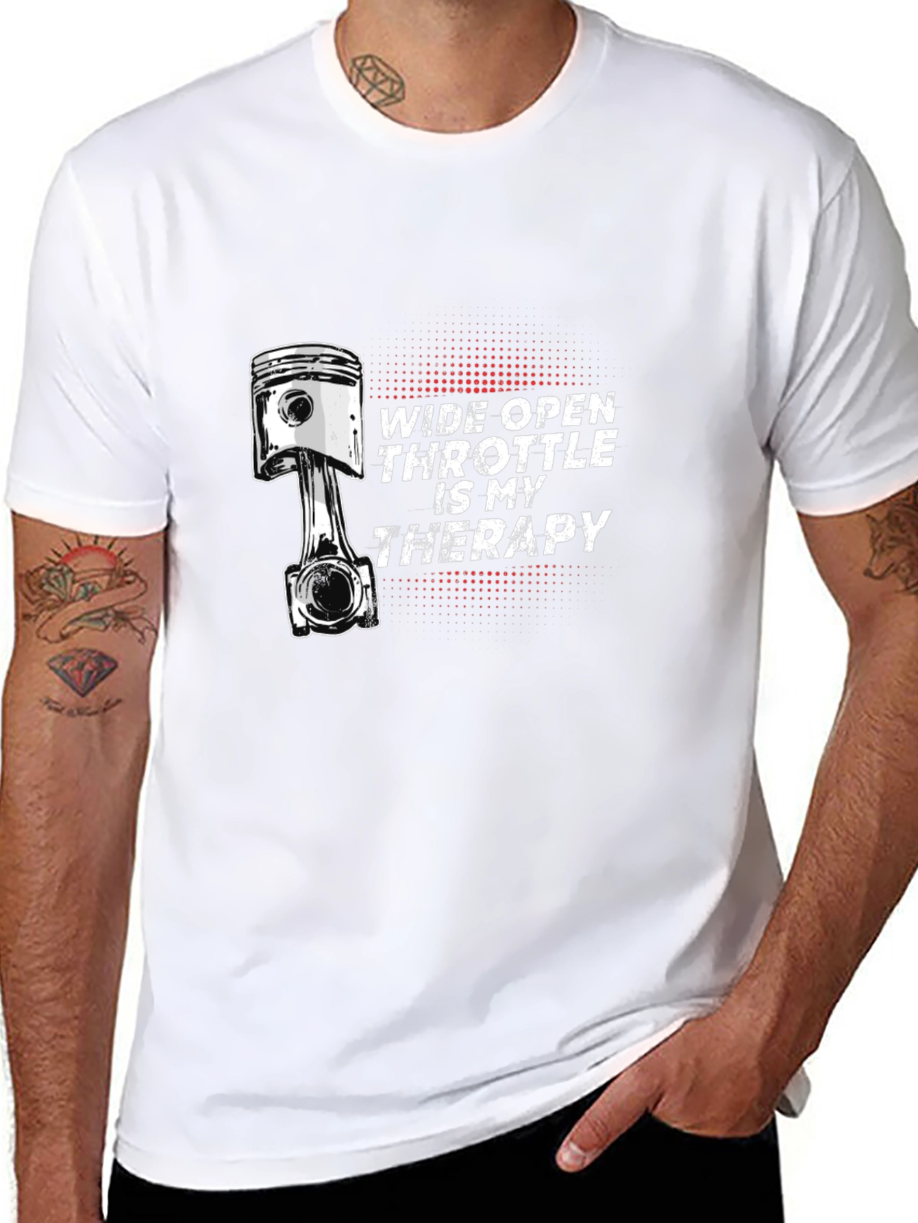 Wide Open Throttle Therapy T-Shirt - Black