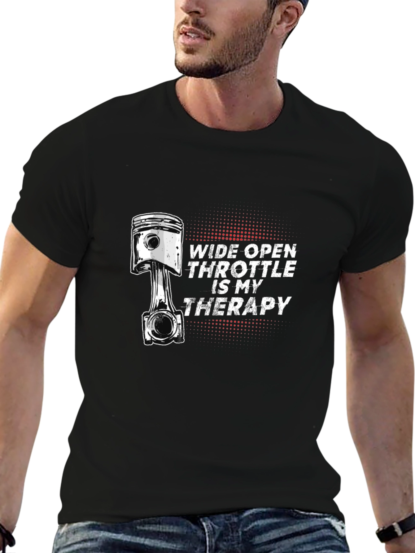 Wide Open Throttle Therapy T-Shirt - Black