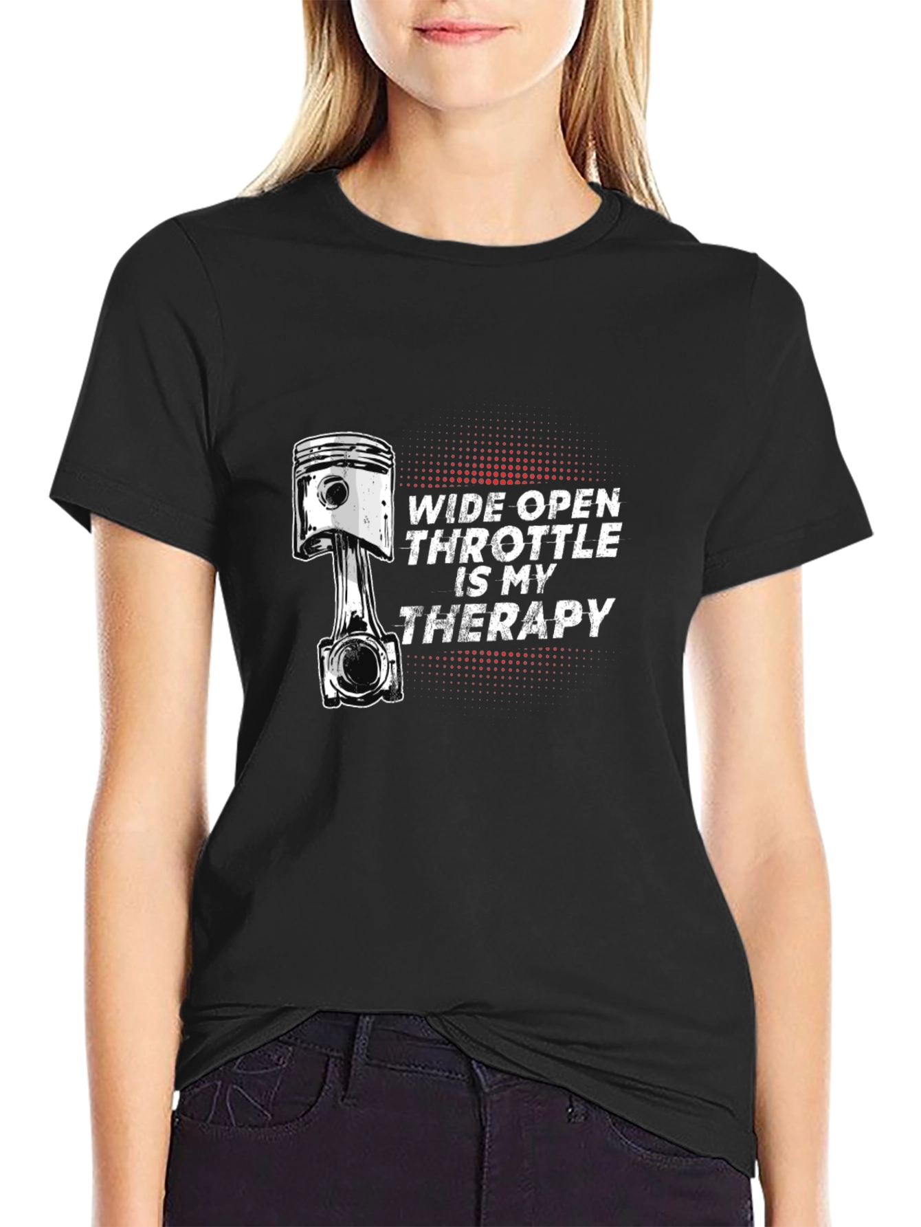 Wide Open Throttle Therapy T-Shirt - Black