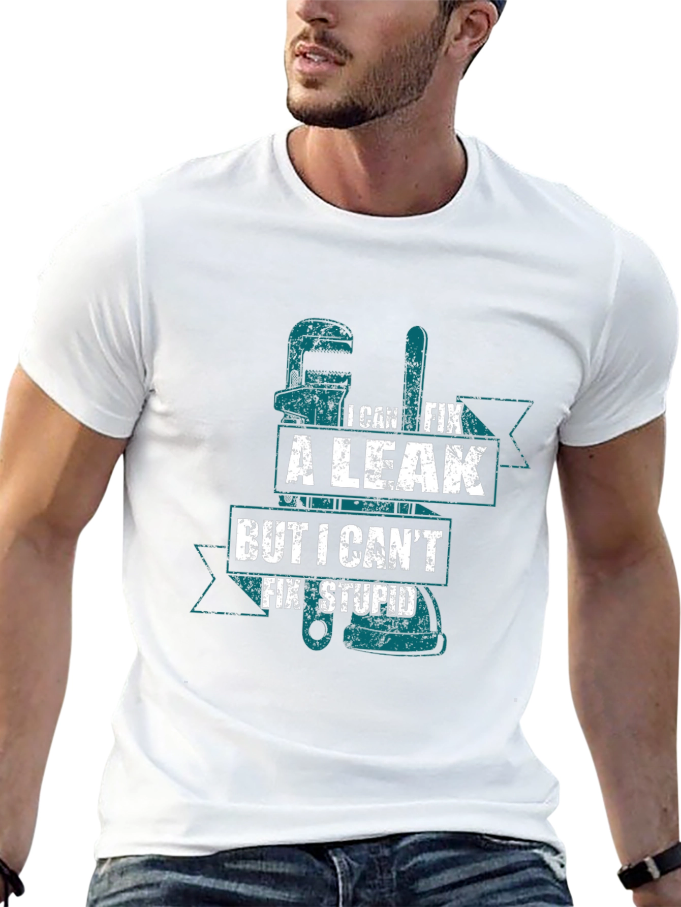 I Can Fix a Leak T-Shirt - Plumber Humor Tee