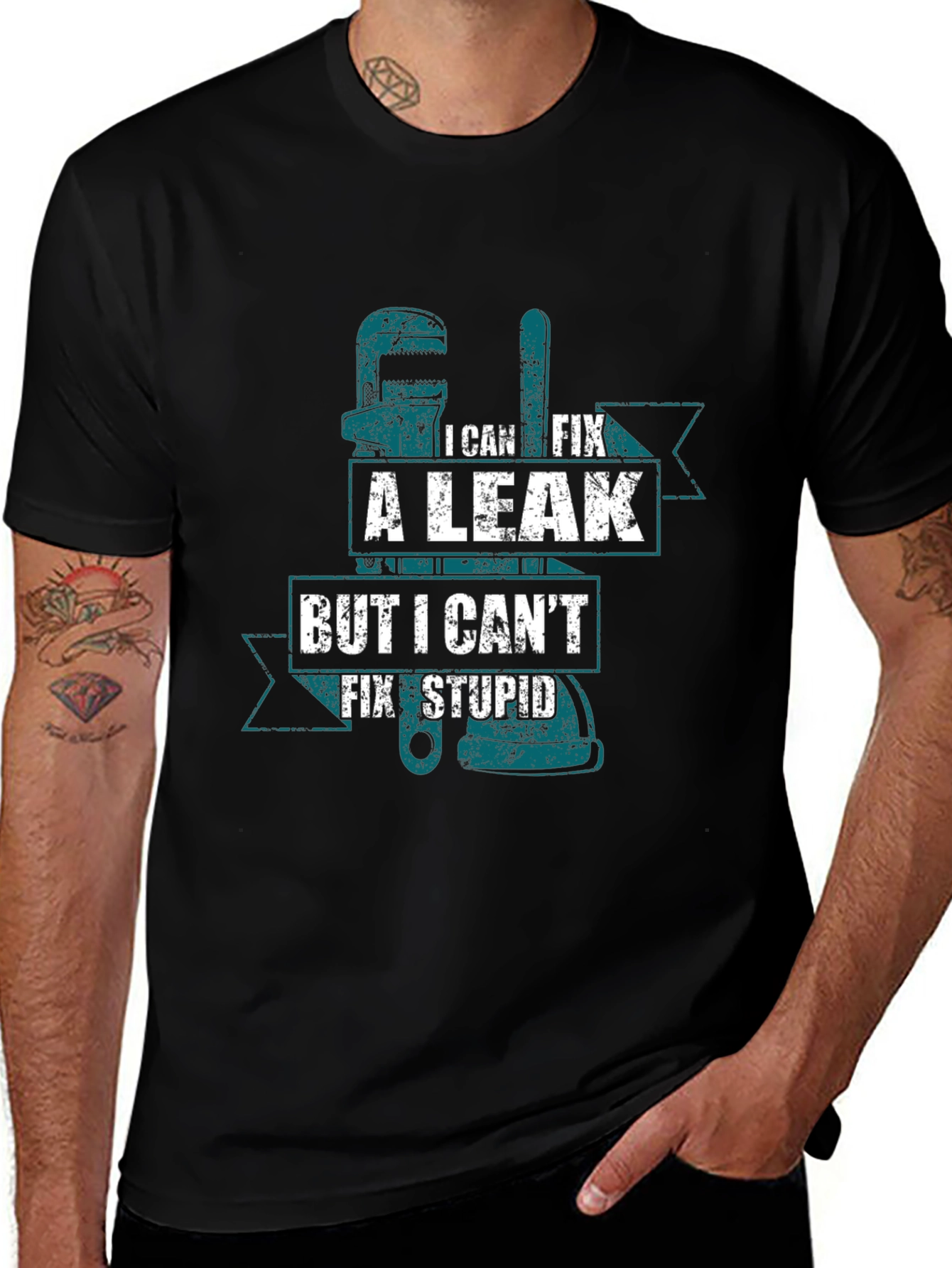 I Can Fix a Leak T-Shirt - Plumber Humor Tee
