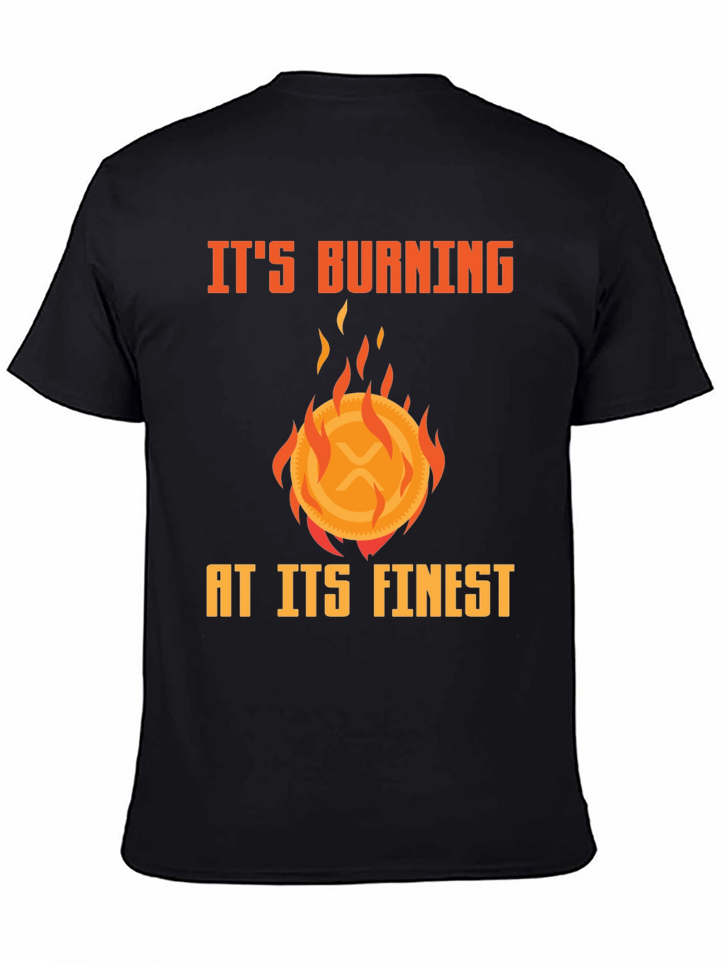 Burning XRP Crypto T-Shirt - Finest Quality