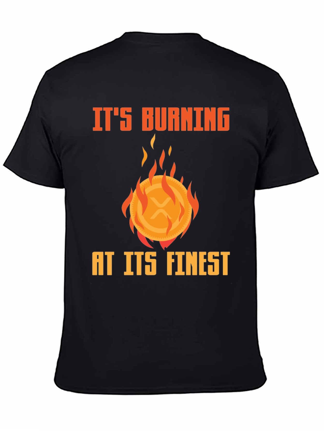 Burning XRP Crypto T-Shirt - Finest Quality