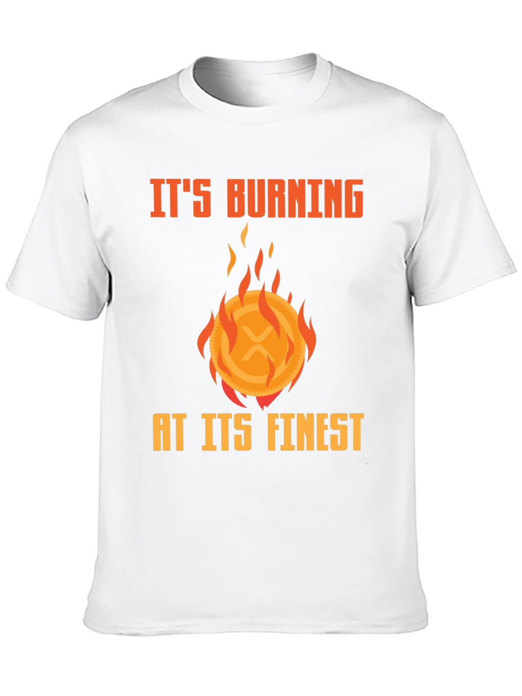 Burning XRP Crypto T-Shirt - Finest Quality