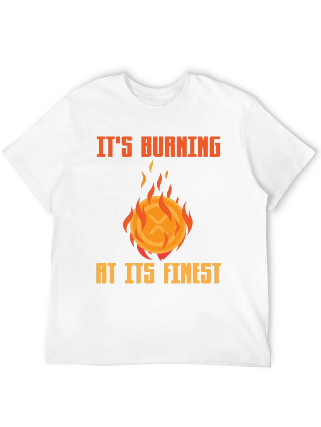 Burning XRP Crypto T-Shirt - Finest Quality