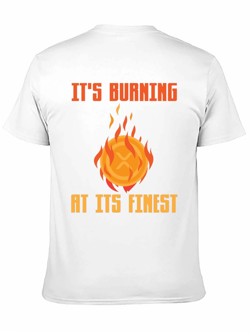 Burning XRP Crypto T-Shirt - Finest Quality