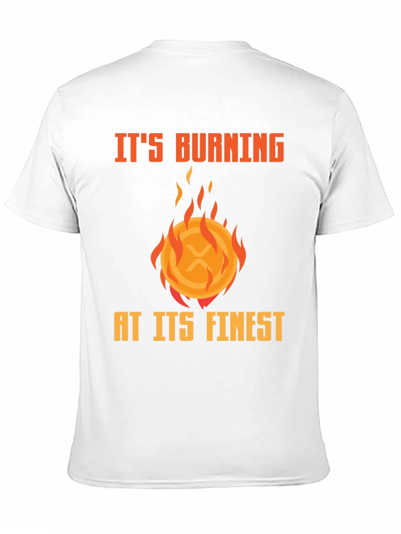 Burning XRP Crypto T-Shirt - Finest Quality