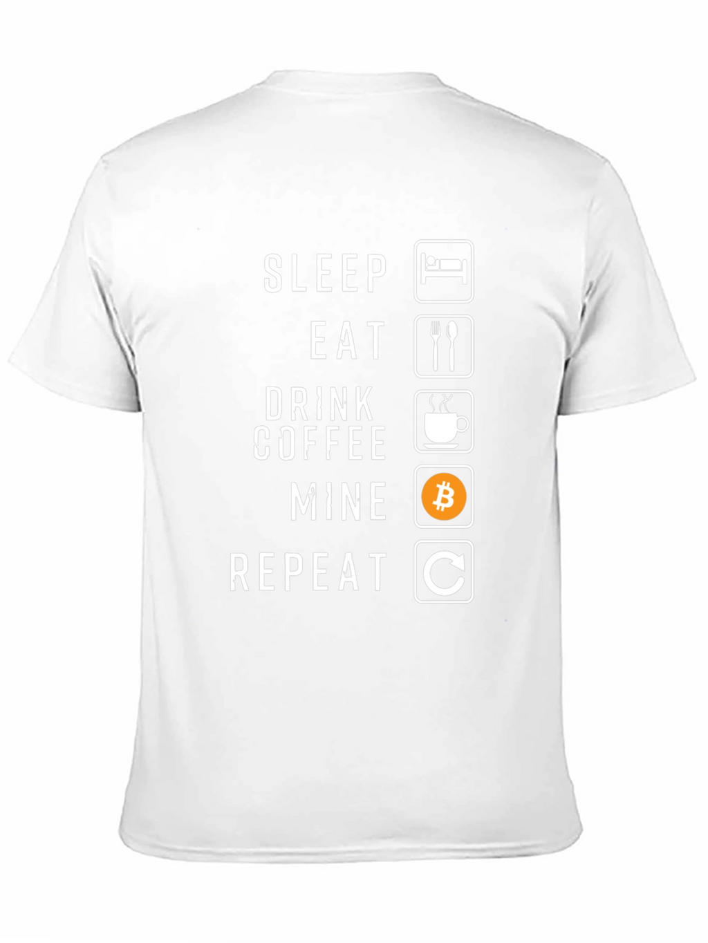 Sleep Eat Drink Coffee Mine Repeat Graphic Tee