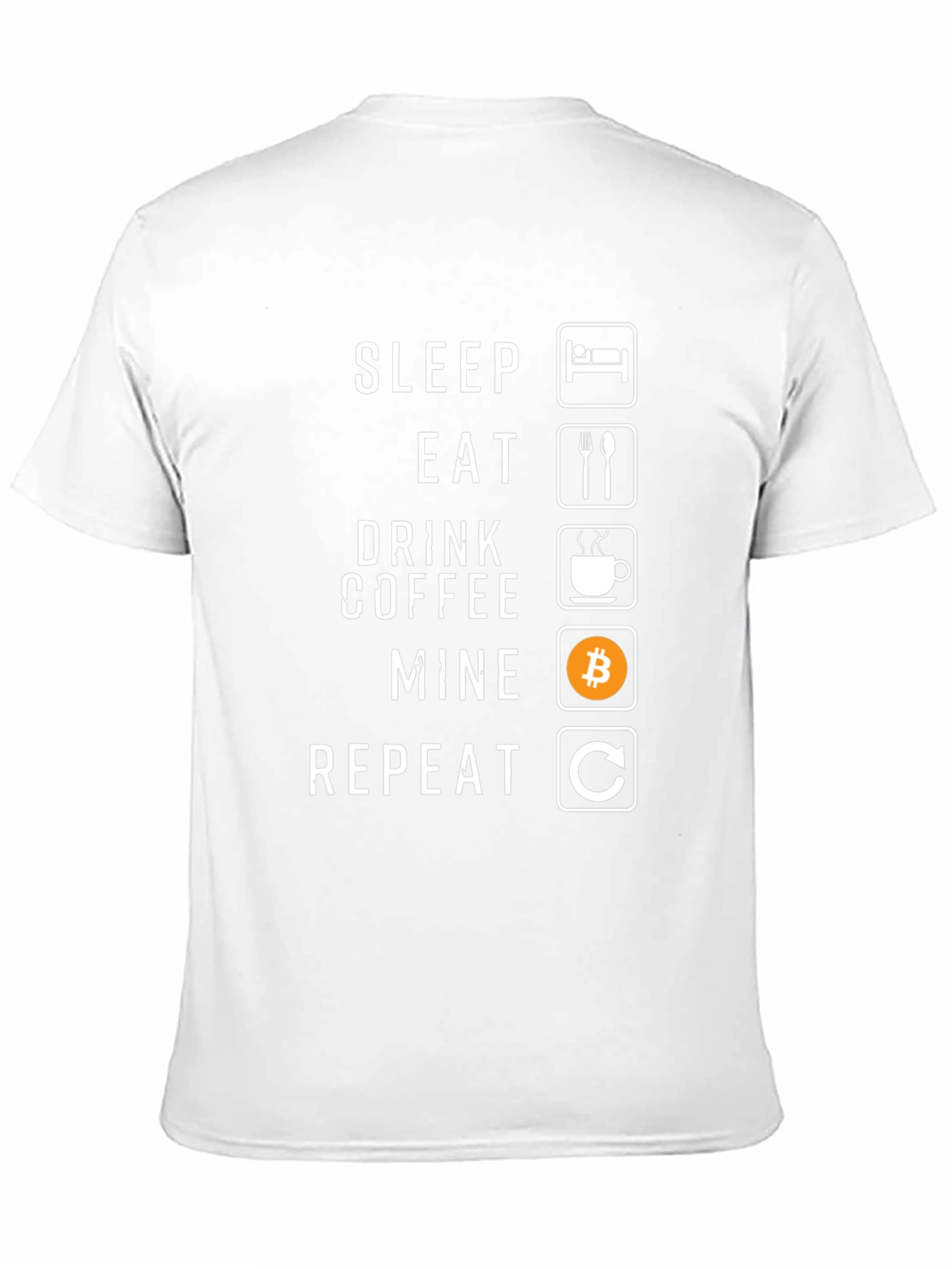 Sleep Eat Drink Coffee Mine Repeat Graphic Tee