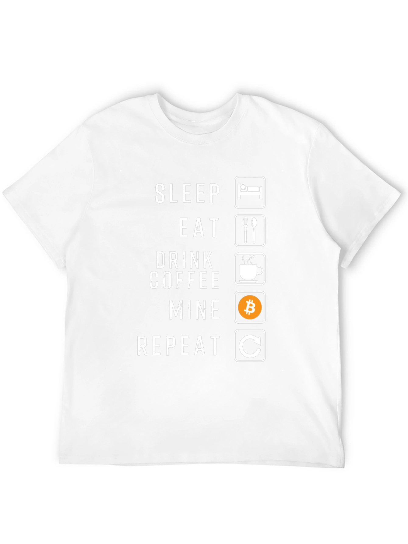 Sleep Eat Drink Coffee Mine Repeat Graphic Tee