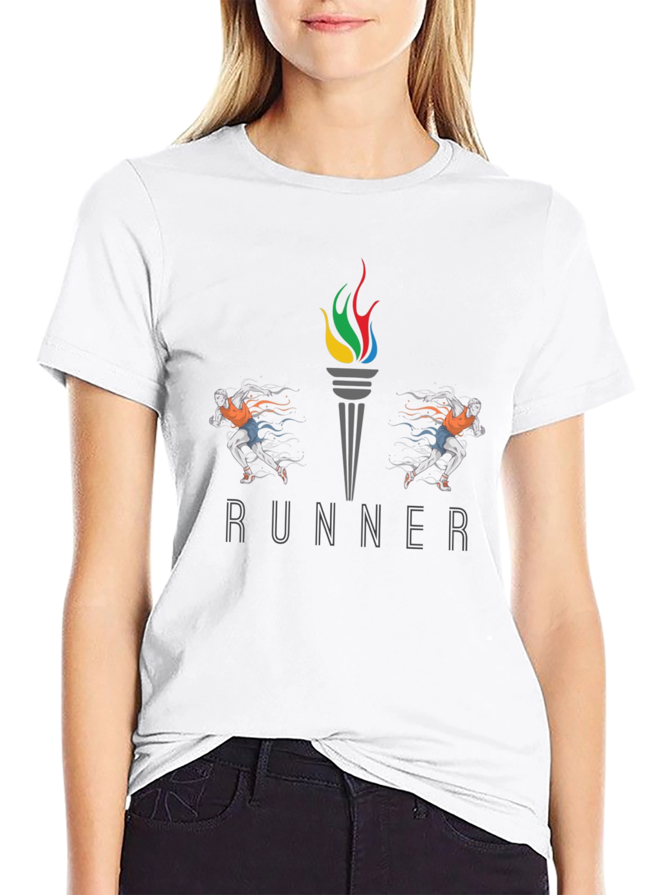 Runner Graphic Tee - Athlete Inspired Design