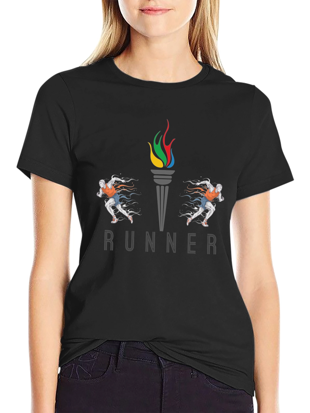 Runner Graphic Tee - Athlete Inspired Design