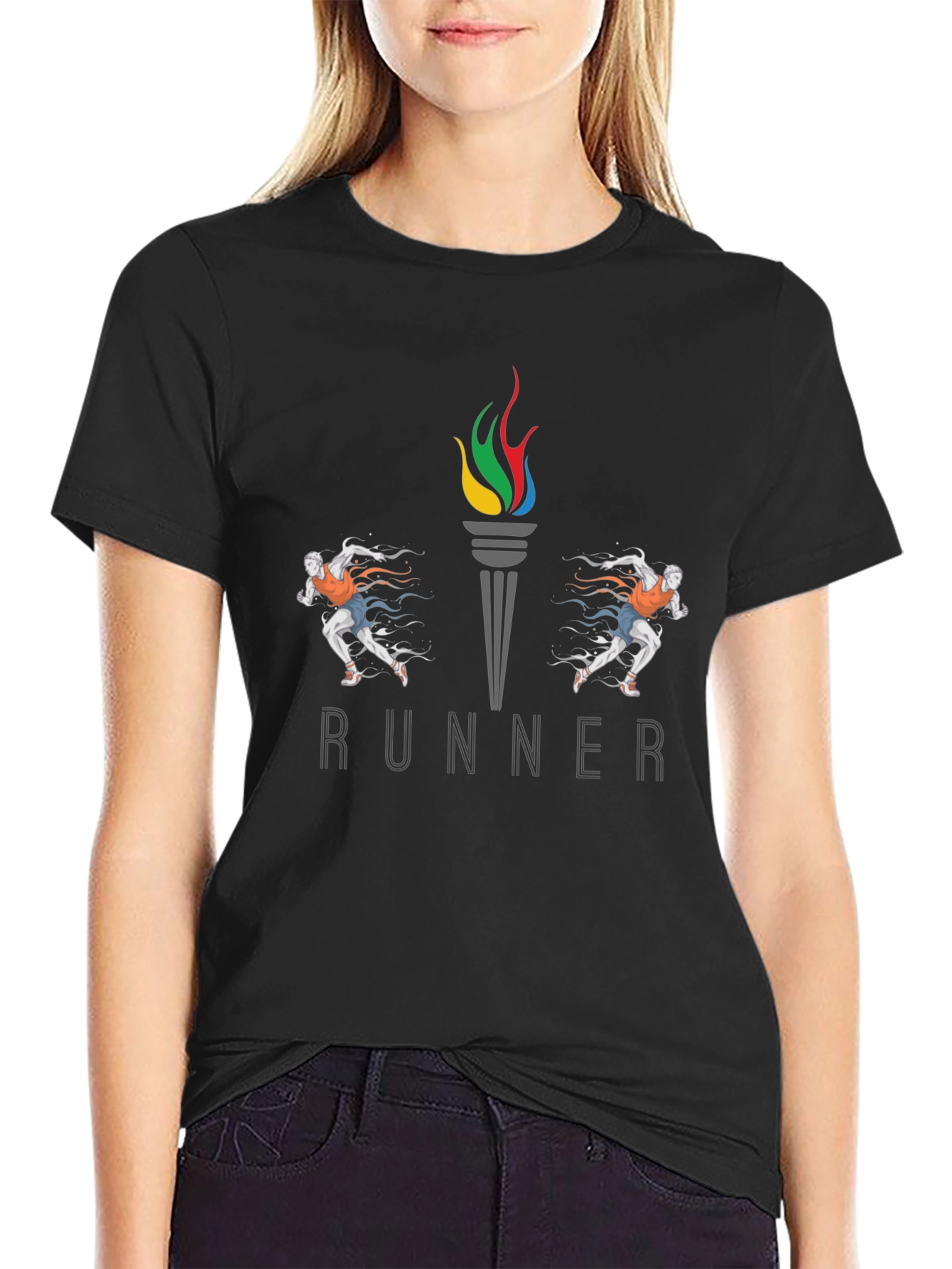 Runner Graphic Tee - Athlete Inspired Design