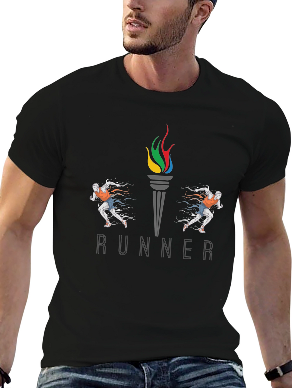 Runner Graphic Tee - Athlete Inspired Design