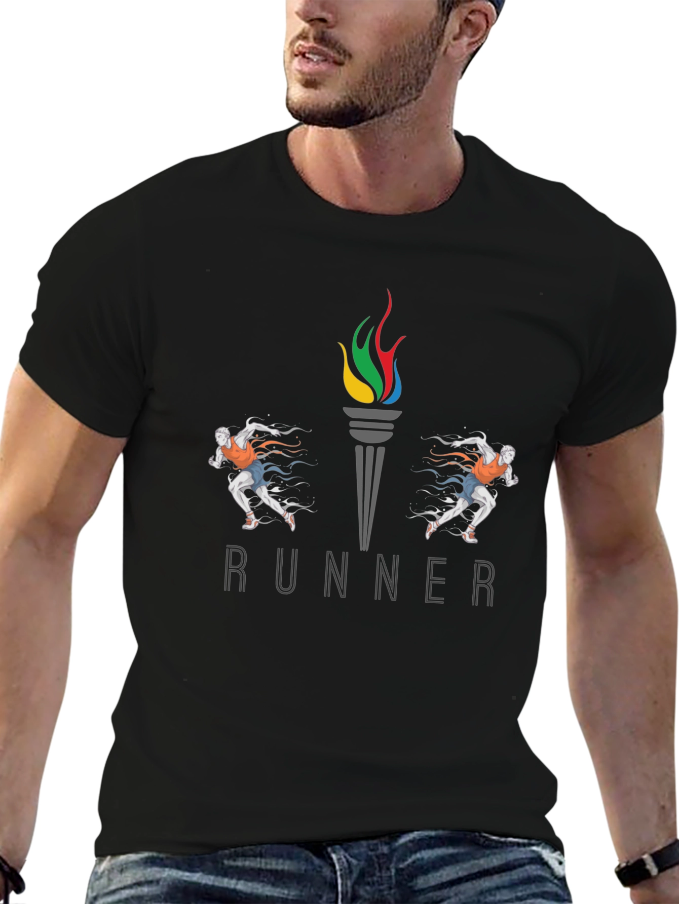 Runner Graphic Tee - Athlete Inspired Design