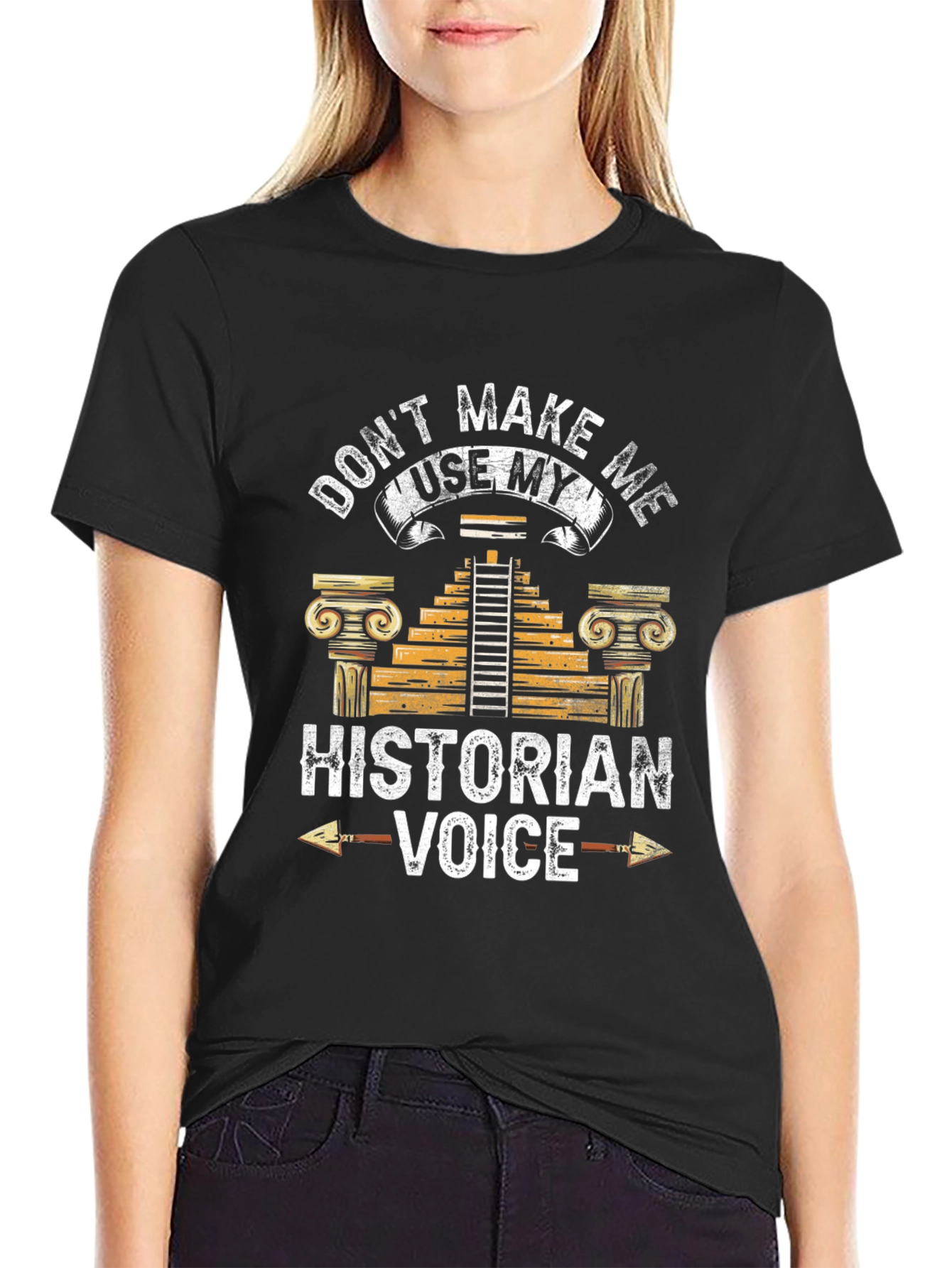 Historian Voice T-Shirt Funny History Tee