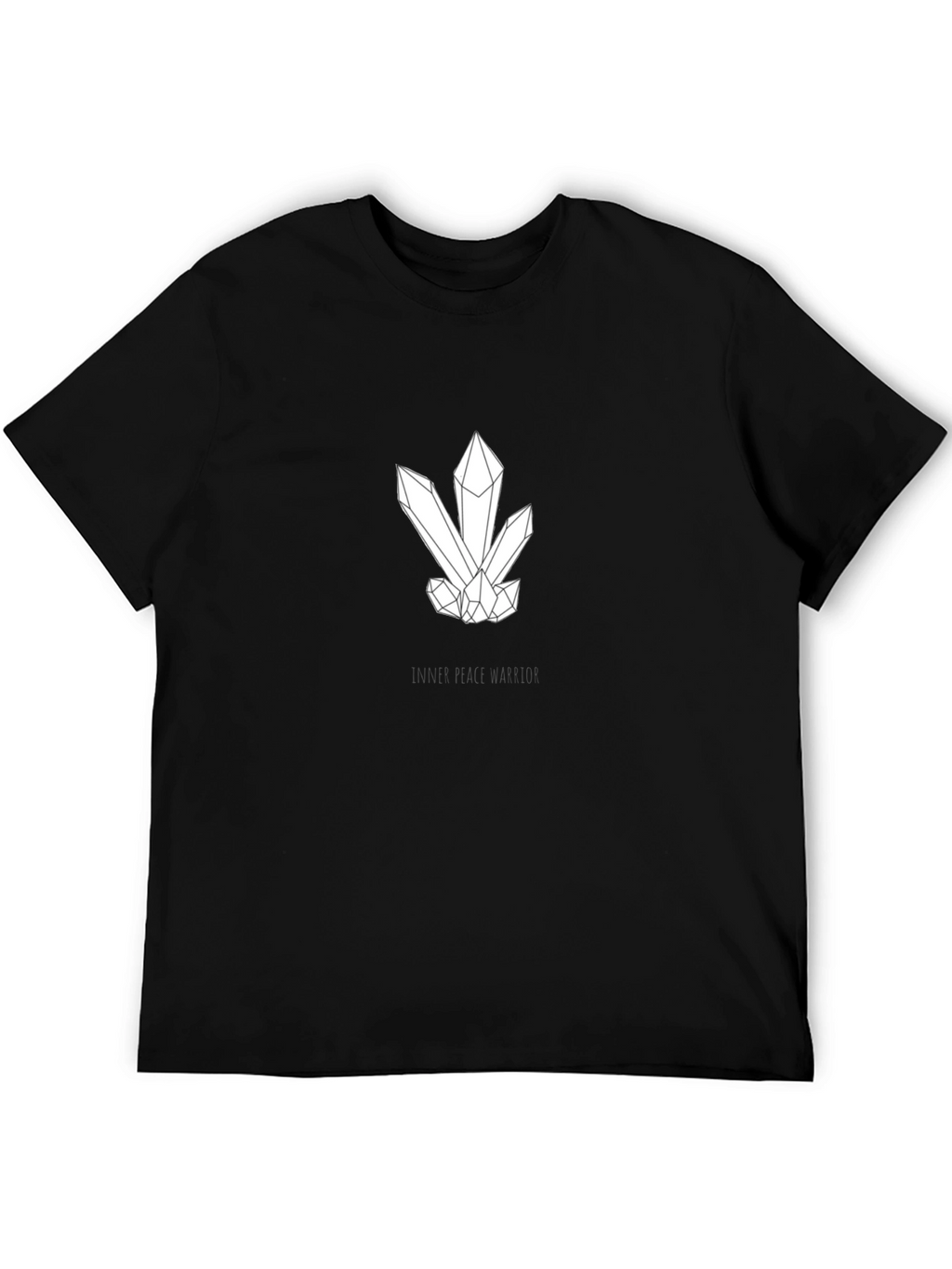 Crystal Cluster Graphic Black T-Shirt