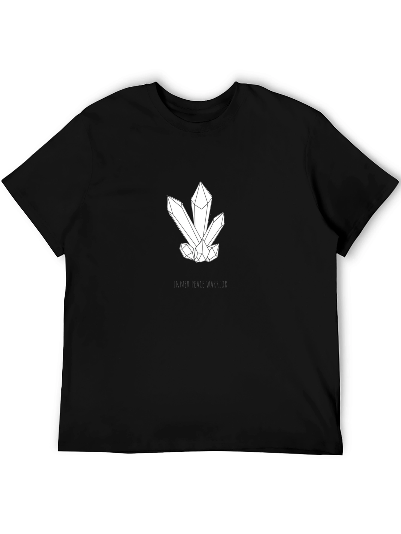 Crystal Cluster Graphic Black T-Shirt