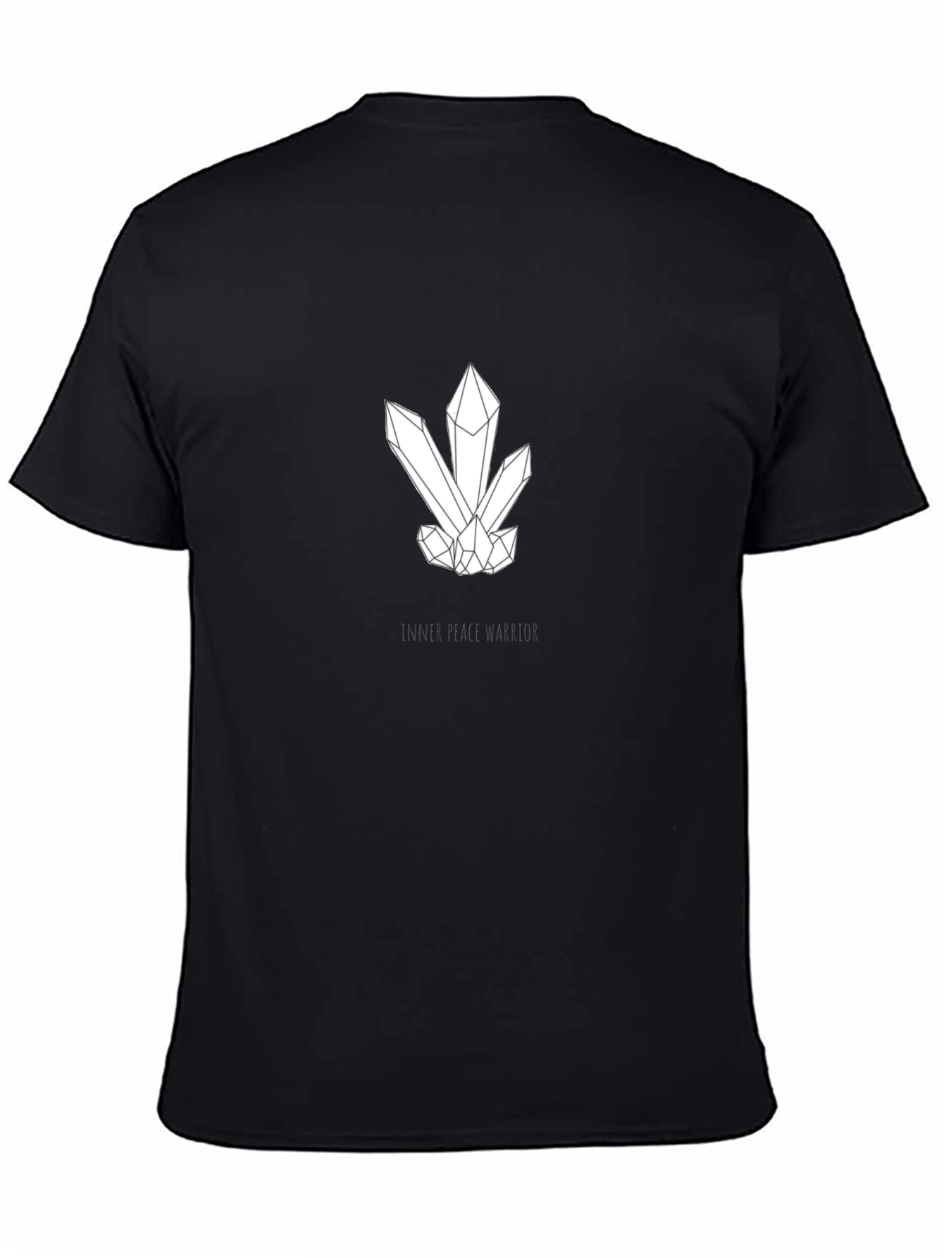 Crystal Cluster Graphic Black T-Shirt