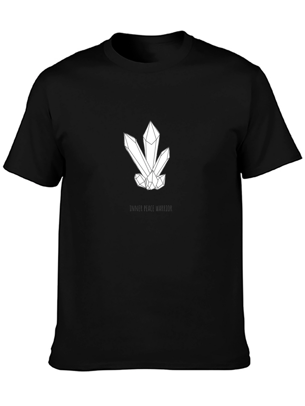 Crystal Cluster Graphic Black T-Shirt