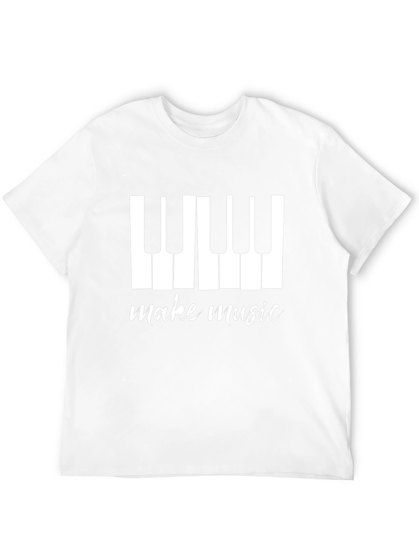 Make Music Graphic T-Shirt - Black - Musical Gift Idea